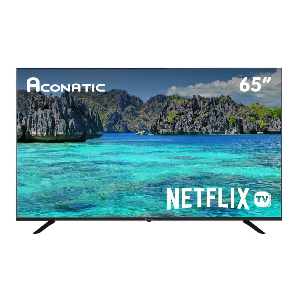 แอลอีดีทีวี 65 นิ้ว Aconatic 4K HDR Netflix 5.3  65US410AN รับประกัน 3ปี